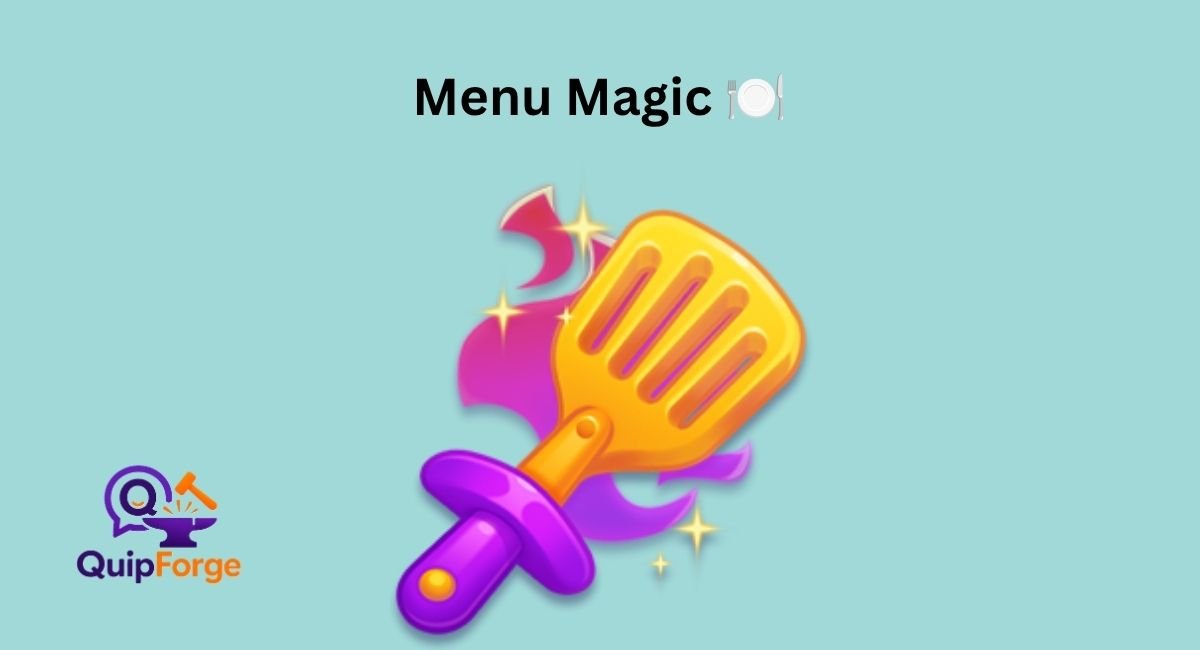Menu Magic 🍽️