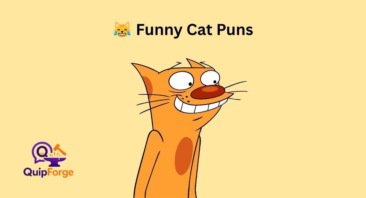 😹 Funny Cat Puns